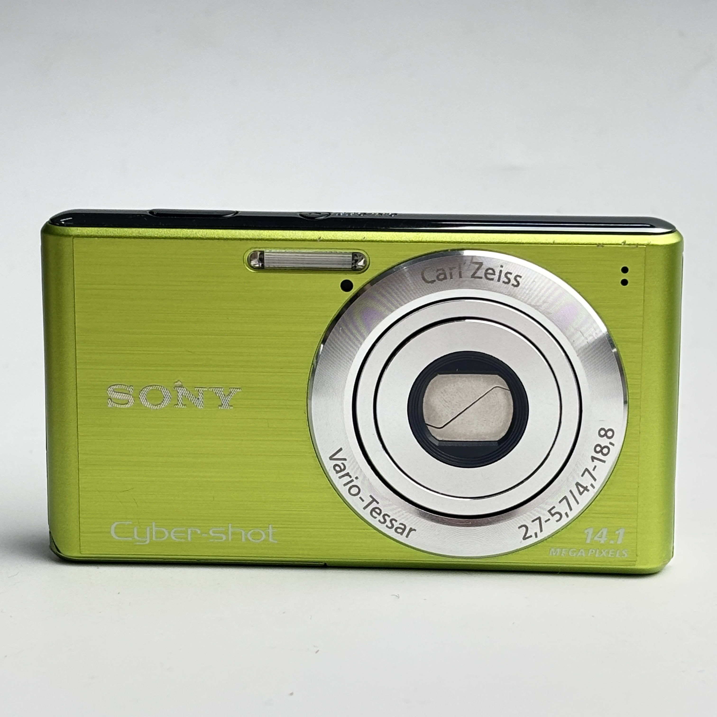 95新 Sony/索尼 w530绿色1410万像素4倍变焦复古ccd数码相机