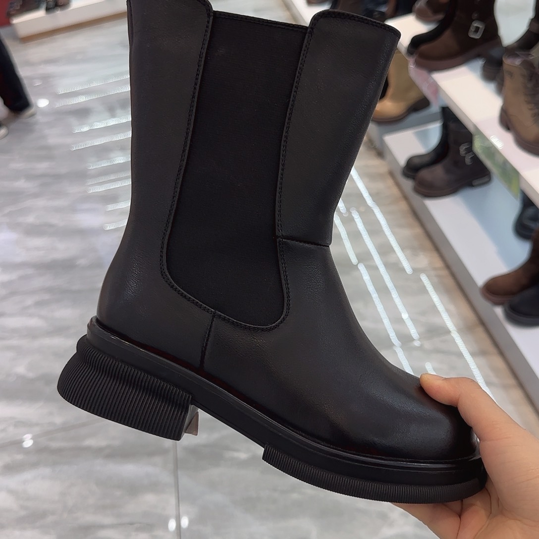 265381黑色37羊毛靴