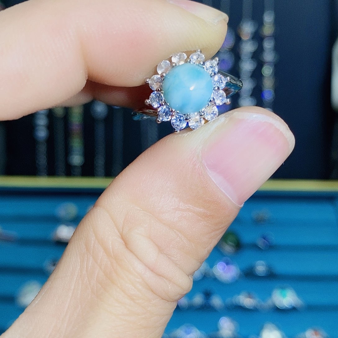 紫晶珠宝半成品银S925镶嵌