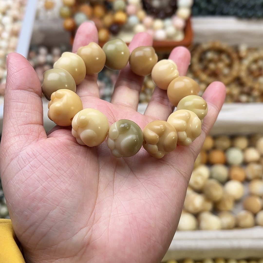 菩提根/象牙果手串卡18猫爪13颗默认微瑕