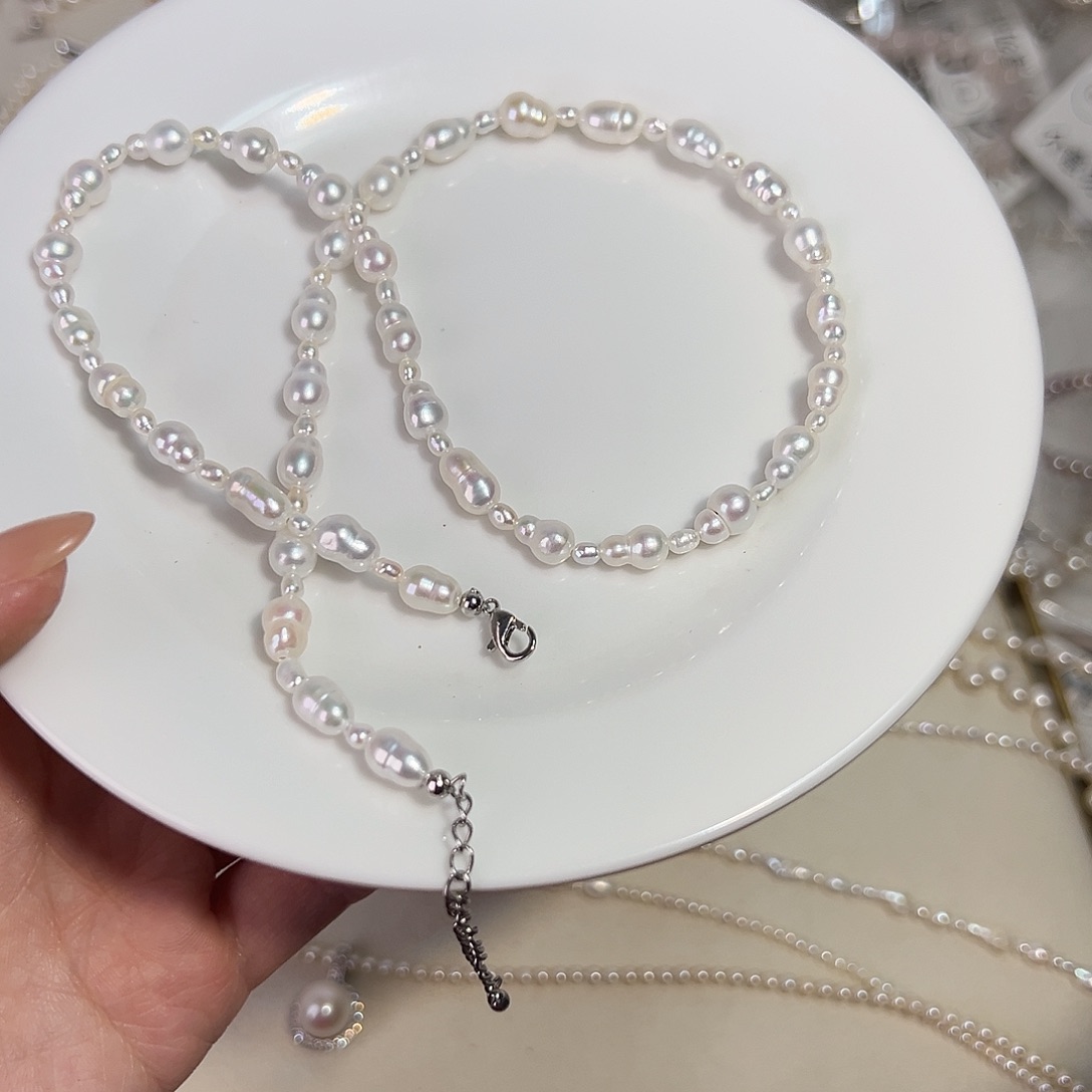 大***萌淡水珍珠设计款珠宝合金