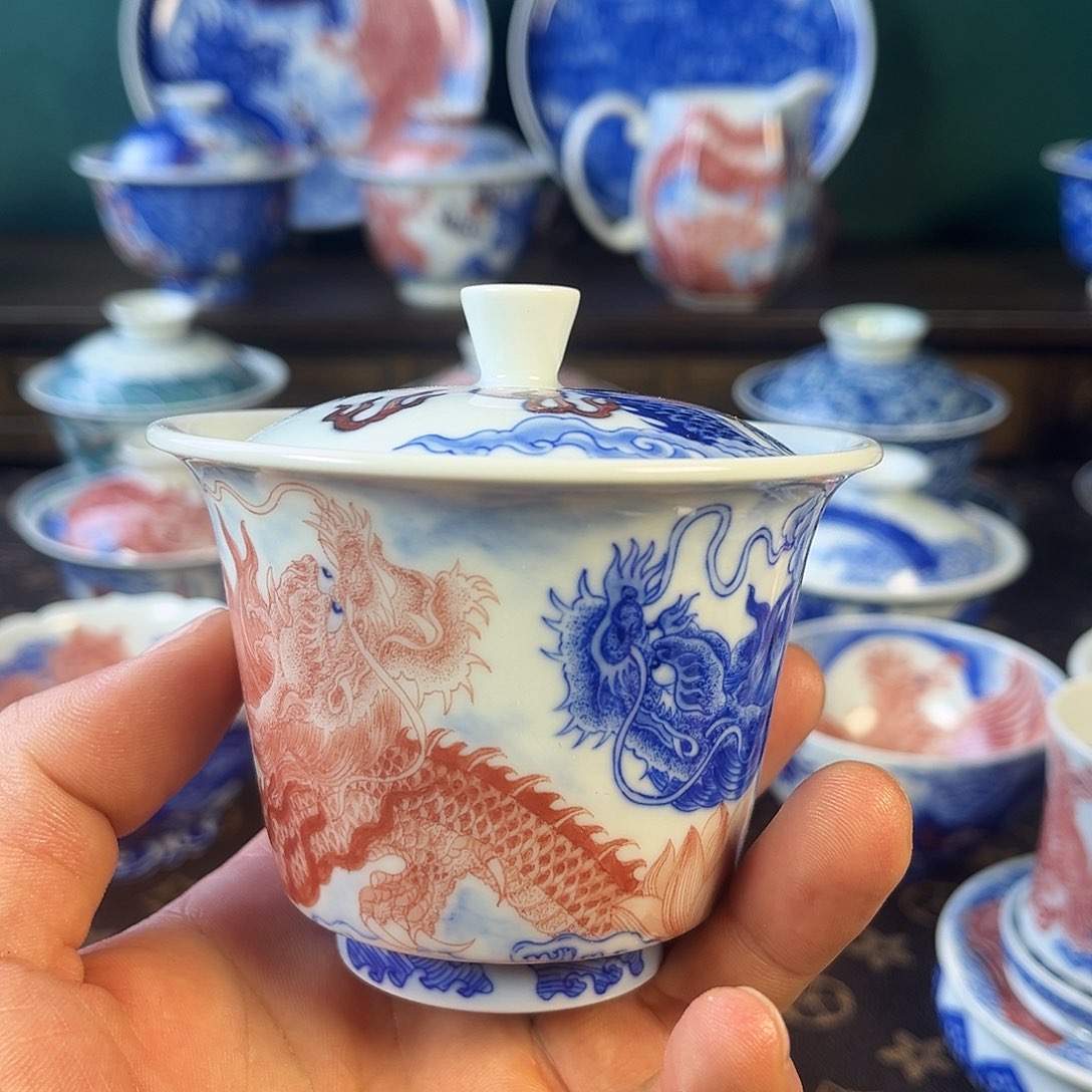 瓷片自成堂景德镇手工手绘