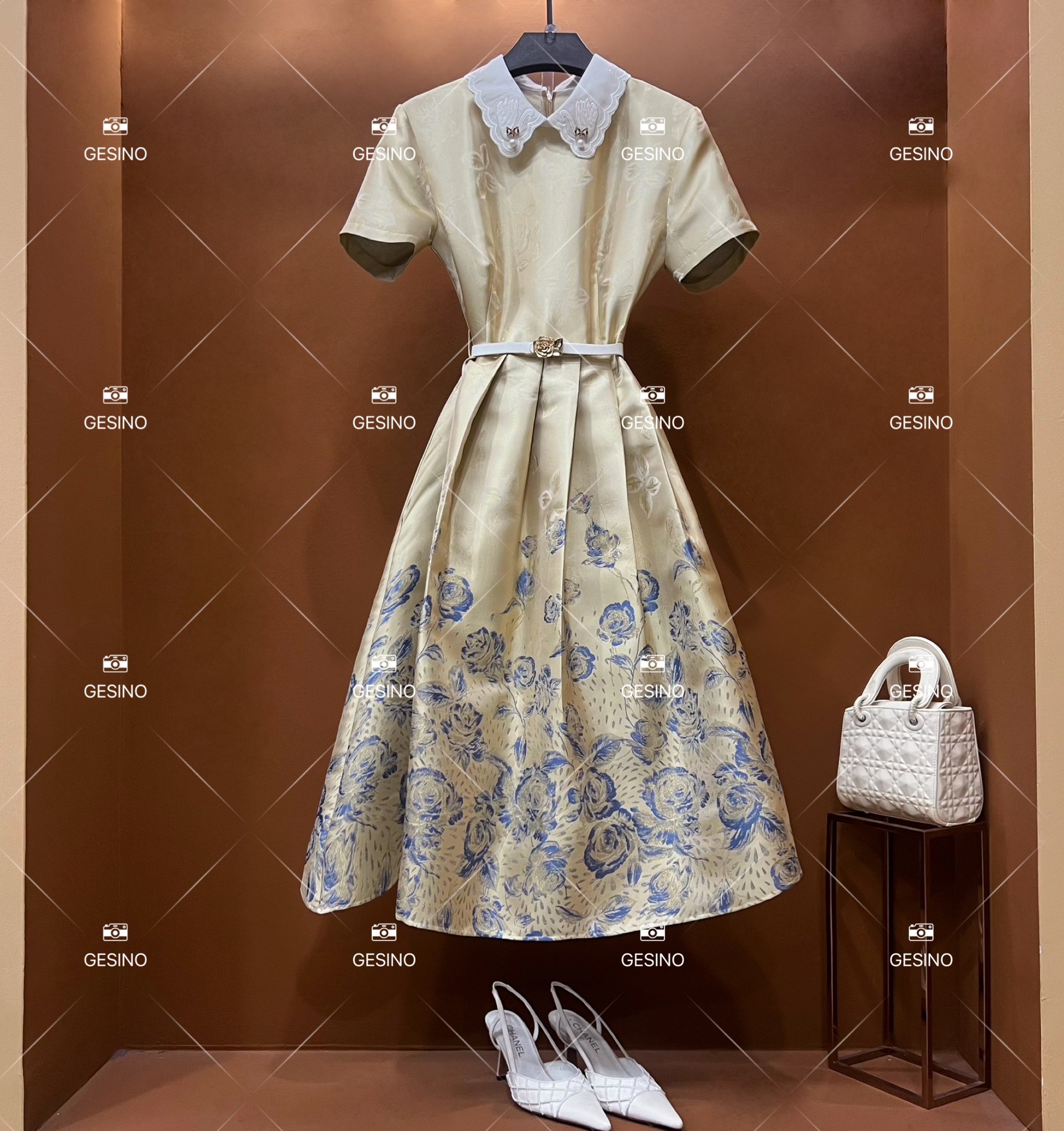 【露露】春夏优雅百搭时尚中国风女装连衣裙GS-53031