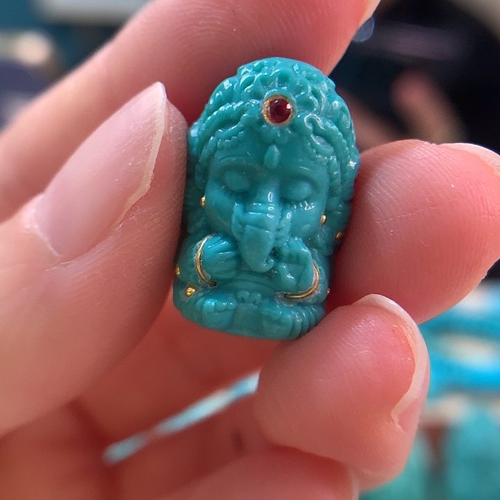 绿松石珠宝奇石未镶嵌