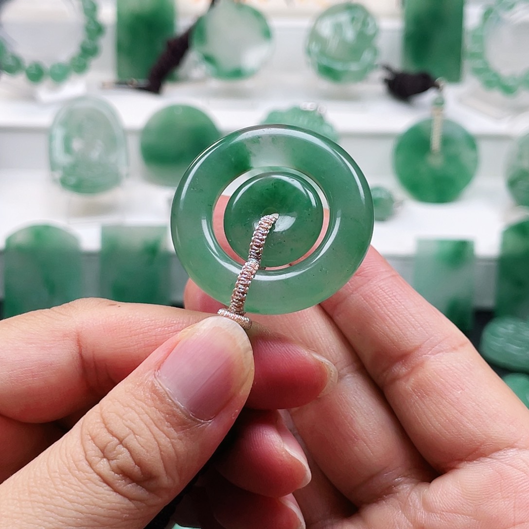 石英质玉未镶嵌吊坠(不含链)