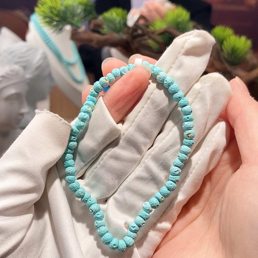 绿松石未镶嵌绿松石大肠圈4+