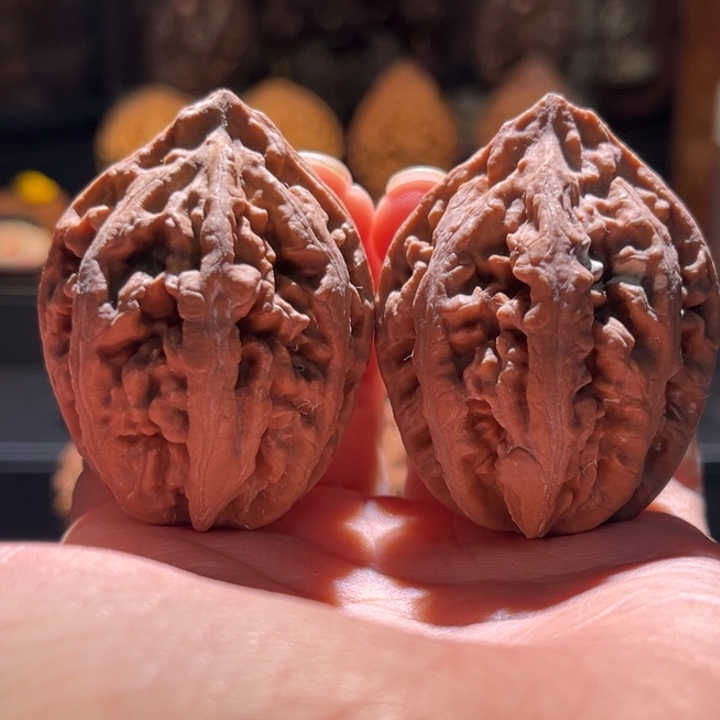 吊坠文玩核桃娇美楸34