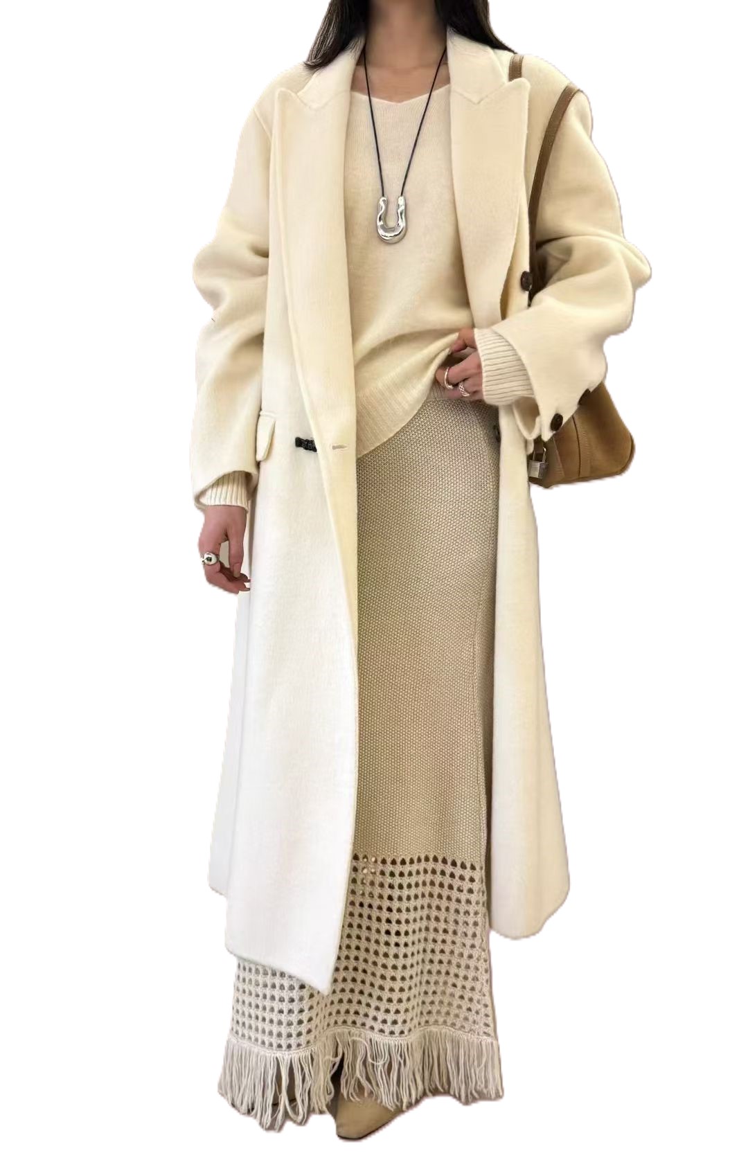 　<程程服饰>品牌撤柜女装五冬季气质百搭毛衣中长款宽松秋冬