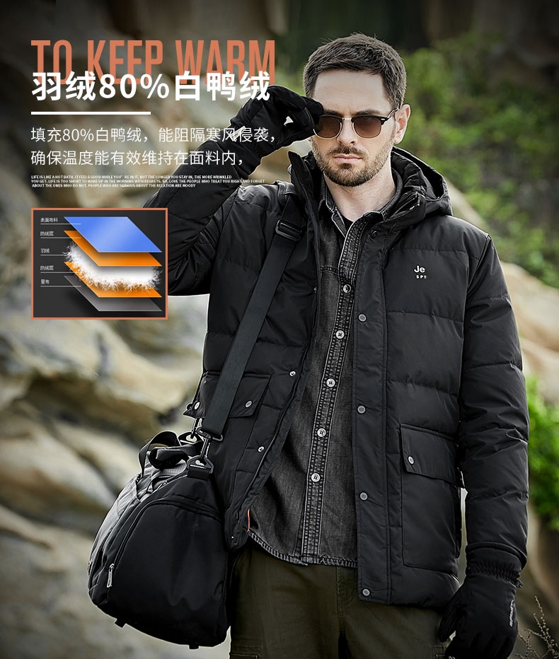 直播专用！视频主页同款！防水户外休闲可卸帽夹克外套