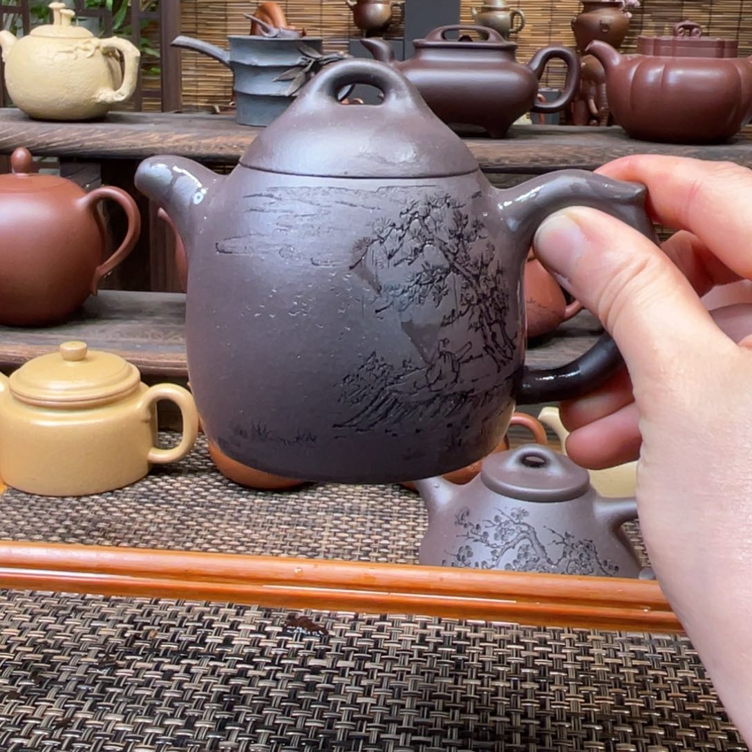 茶壶紫砂宜兴原矿紫砂手工制210