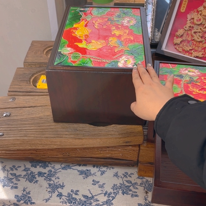 木瓷板画艺术作品