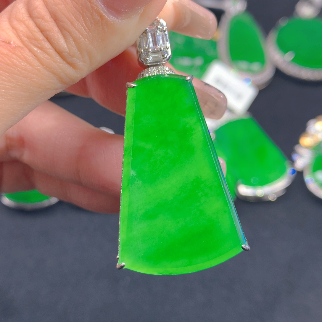 翡翠颈饰银S925镶嵌11111111111