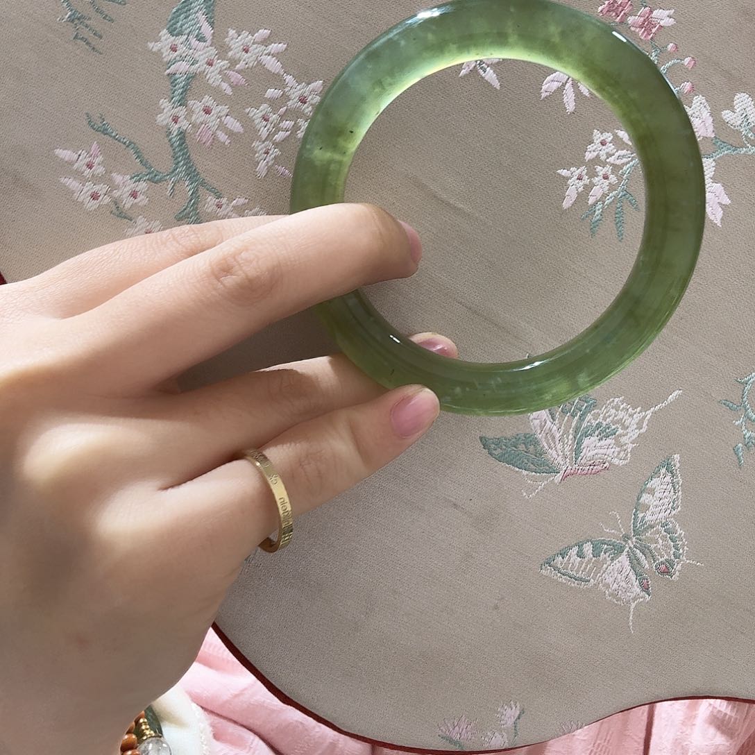 ღ***ღ蛇纹石玉未镶嵌颈饰58