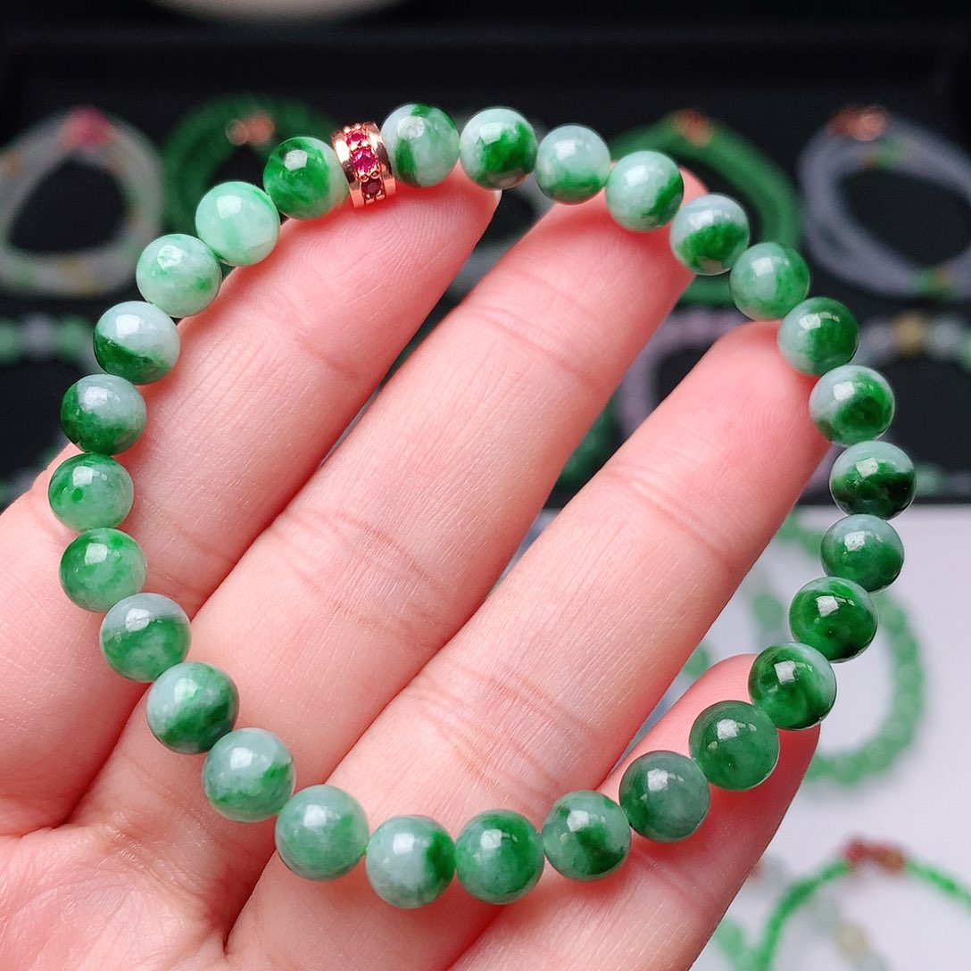 翡翠手链未镶嵌翡翠