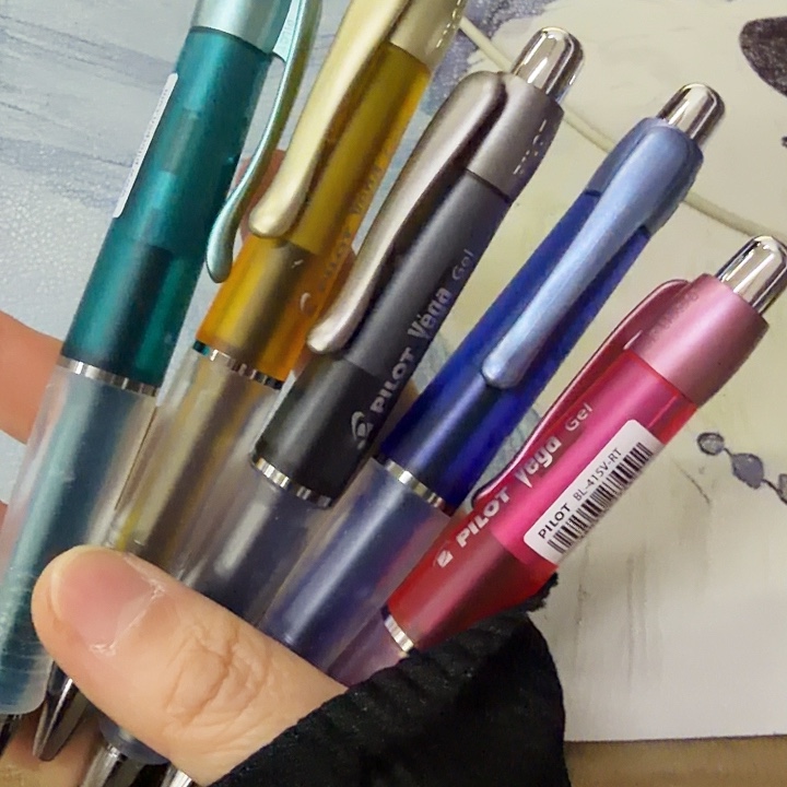 百乐软握胶Vega-5支装0.7