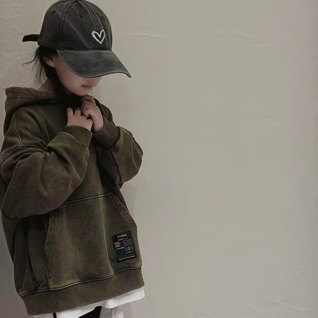 秋季休闲风套头中性卫衣