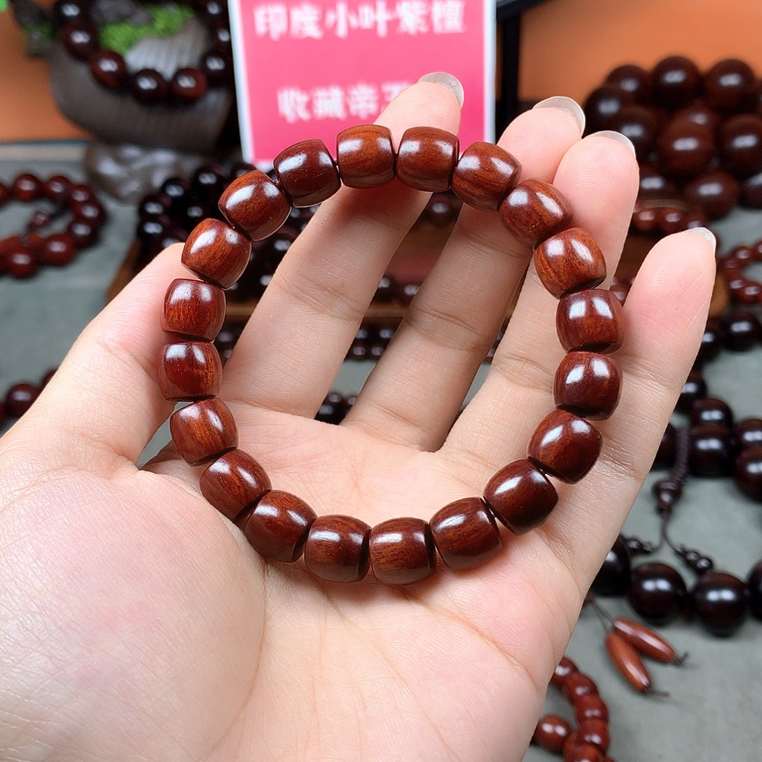 木宝阁小叶紫檀手串尺寸10mm（现货实拍）