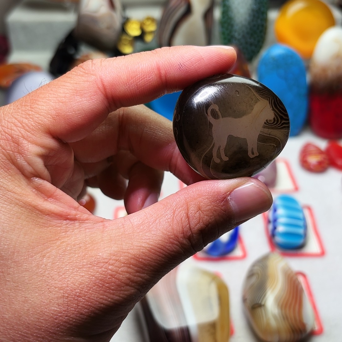 玛瑙/玉髓未镶嵌颈饰