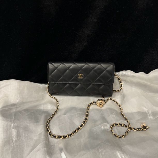 95新 Chanel/香奈儿 chanel 斜挎包单肩包（钱包）