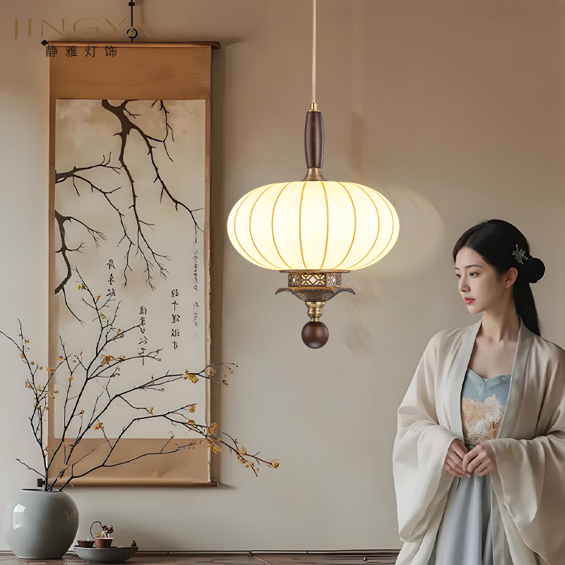 2026年新款宋式美学客厅壁灯禅意中式床头吊灯古风宋韵落地灯