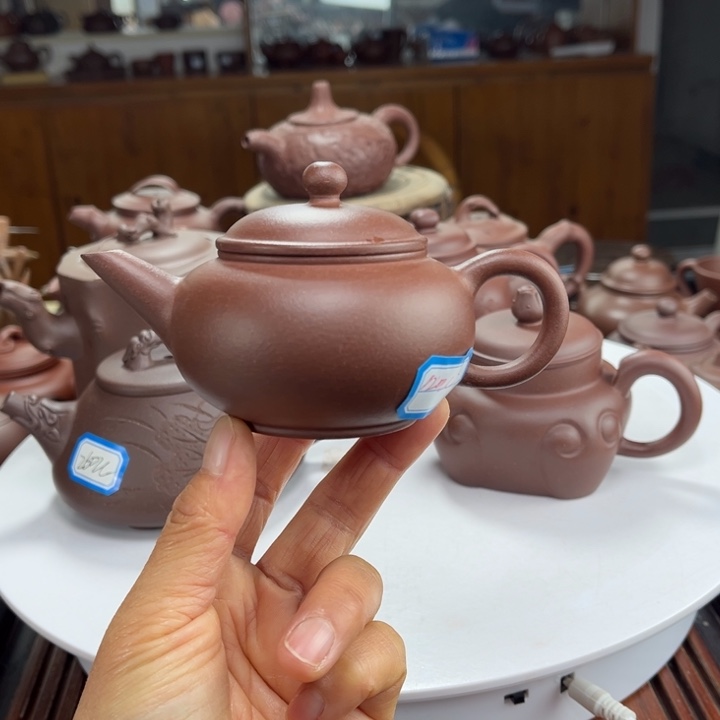 茶壶紫砂紫砂花茶