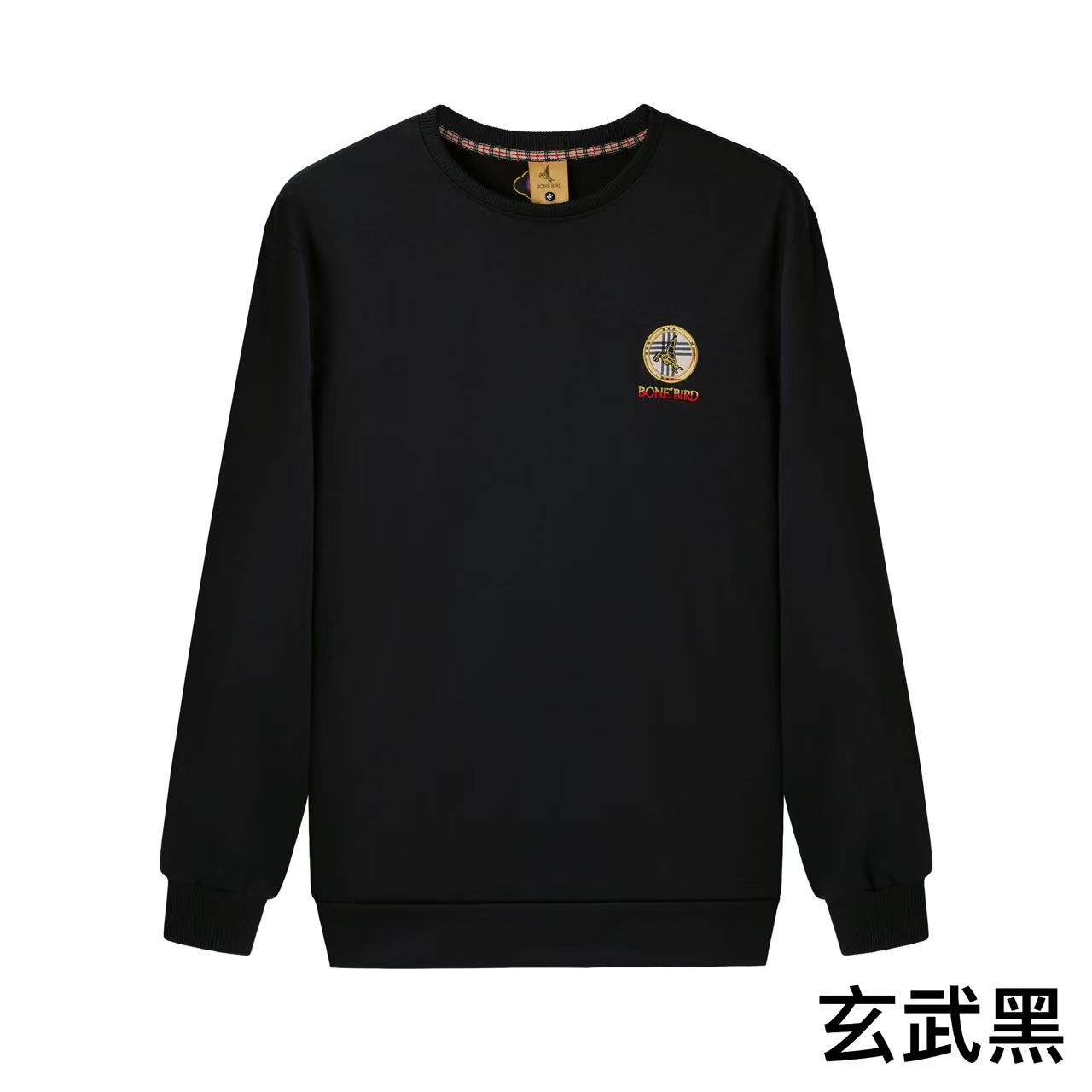 25123 25新款秋冬季圆领加厚卫衣