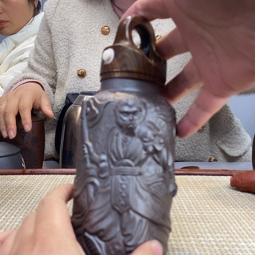 紫砂茶杯盘****】宜兴紫砂随行杯