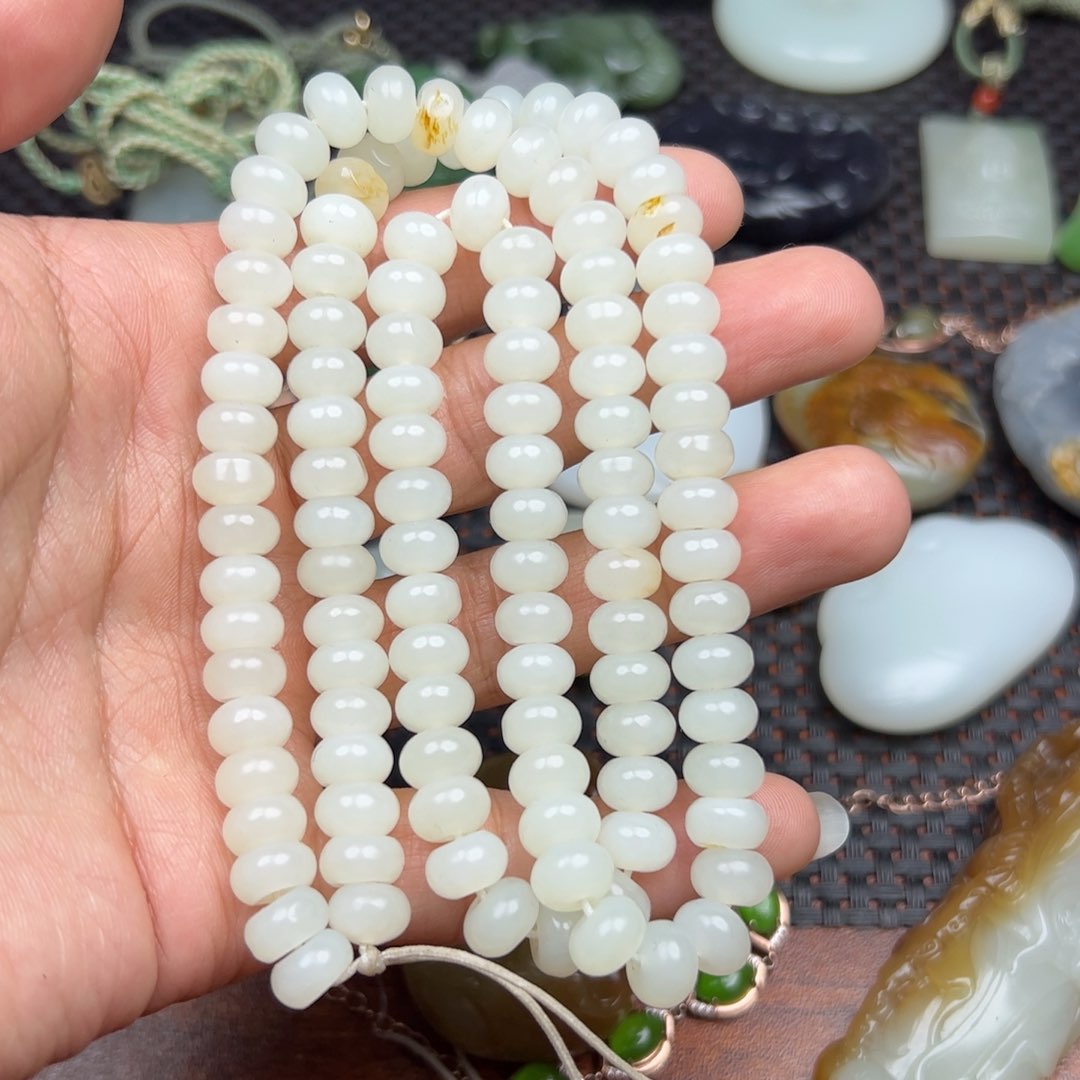 和田玉手链未镶嵌项链