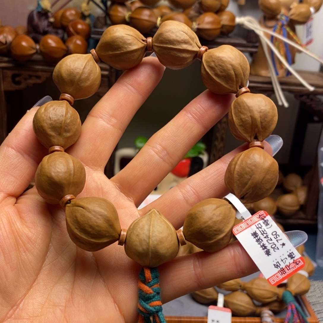 州***州橄榄核手串/手链梅林铁20/24左右