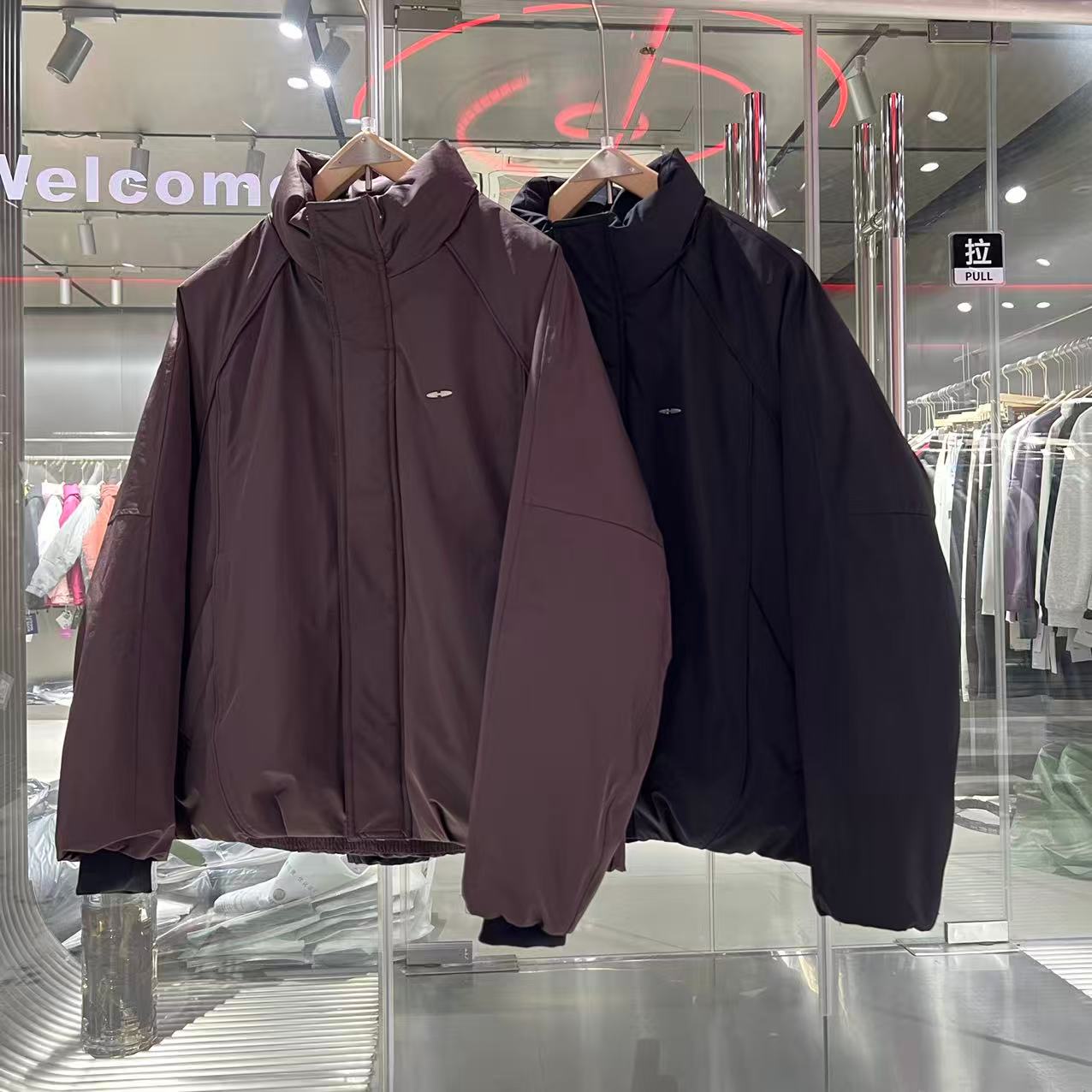 冬季新款轻奢风时尚保暖国标羽绒外套冬季潮流羽绒外套#9935