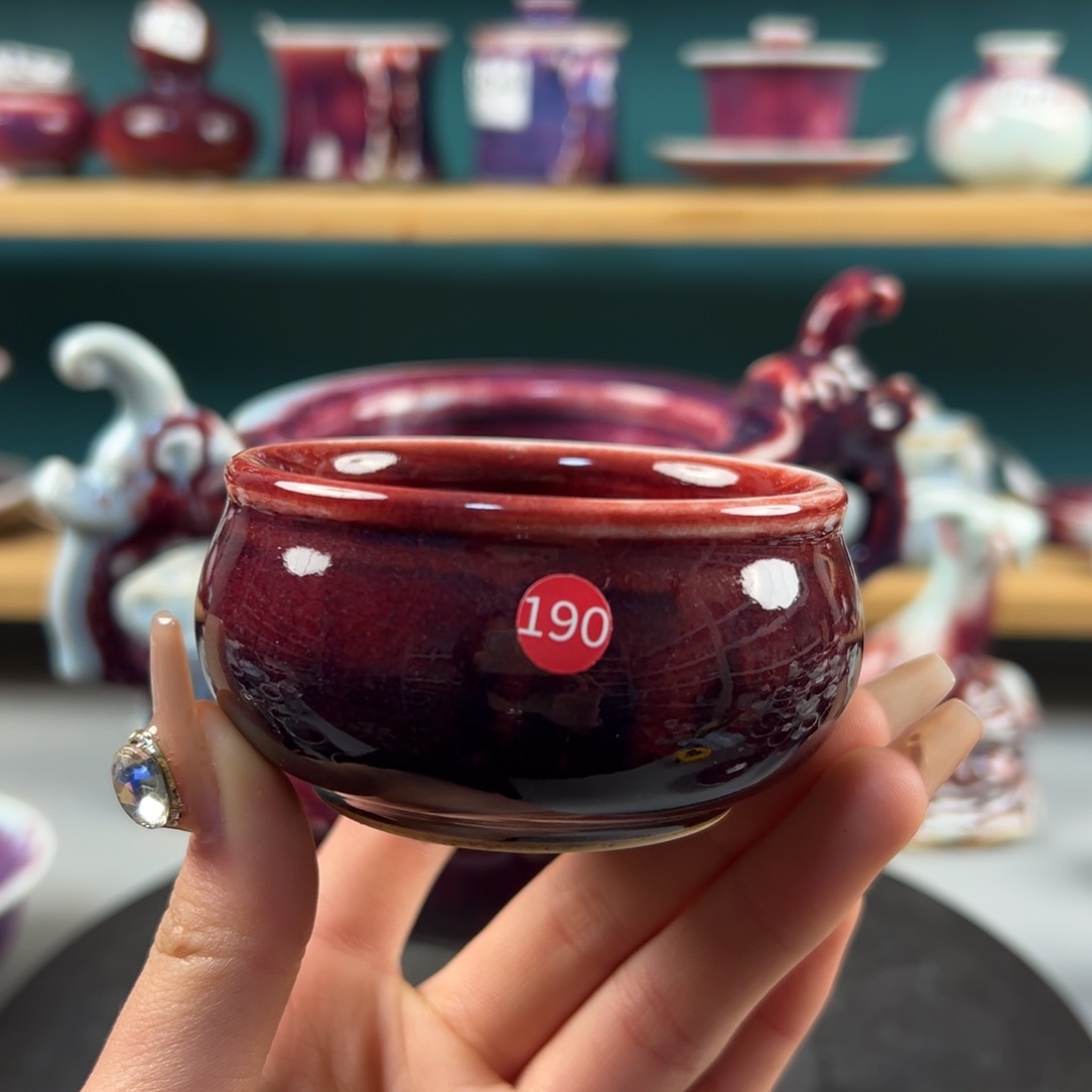 瓷片微瑕主人杯纯手工