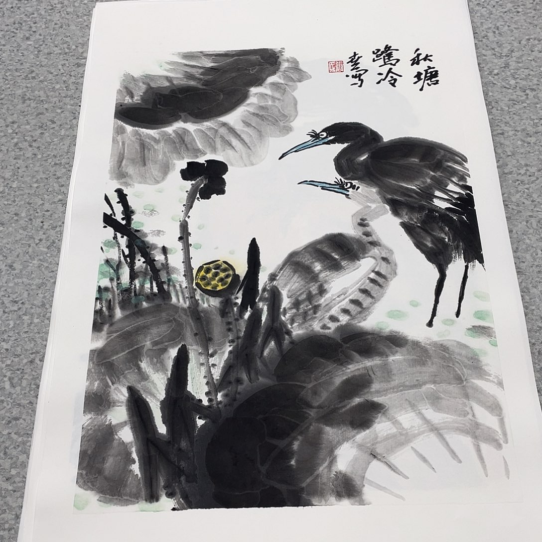 国画1.4平尺国画作品