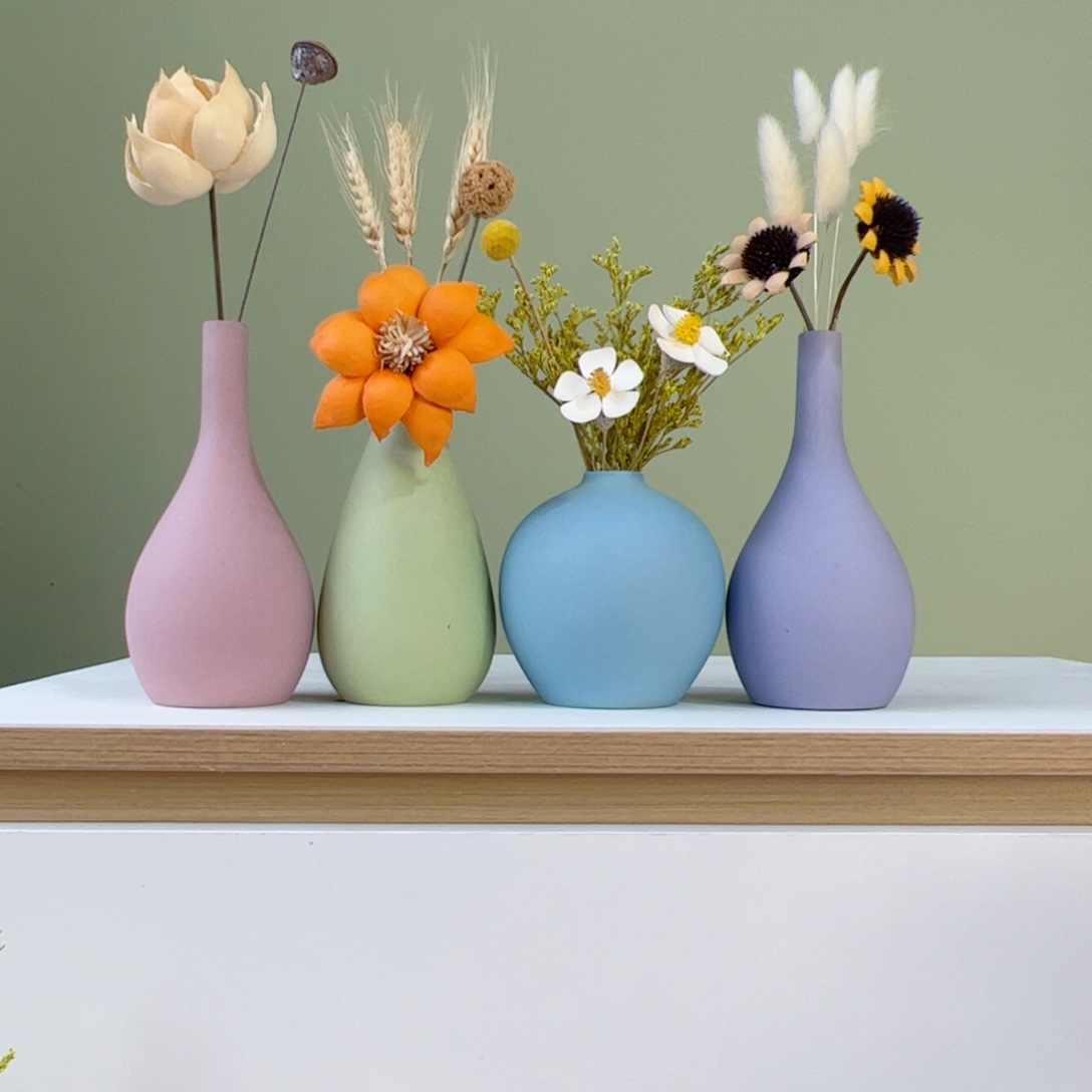 陶瓷花瓶陶瓷花瓶带花高度20-30厘米左右