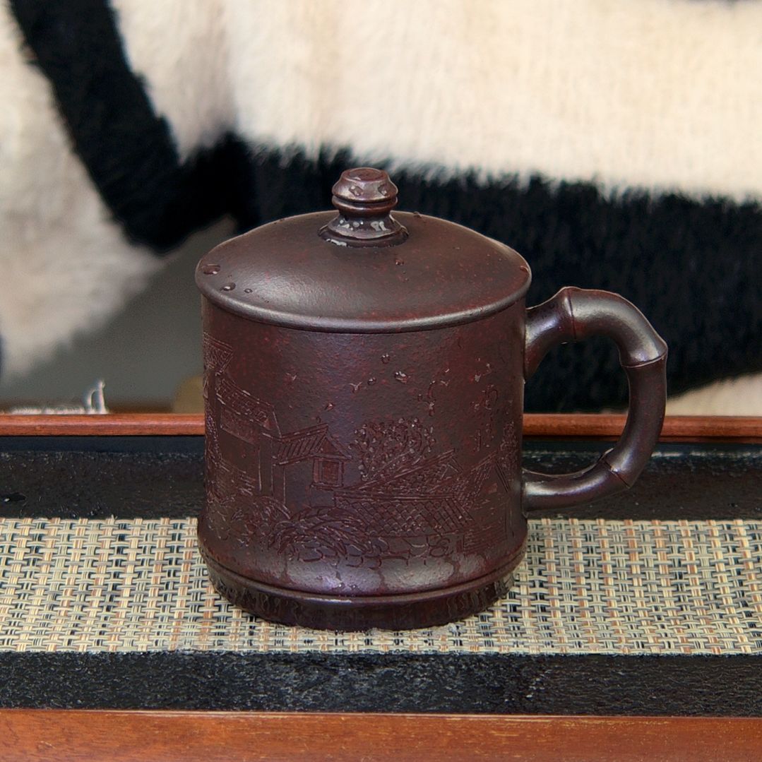 【闪购商品】绿泥茶杯高货放漏