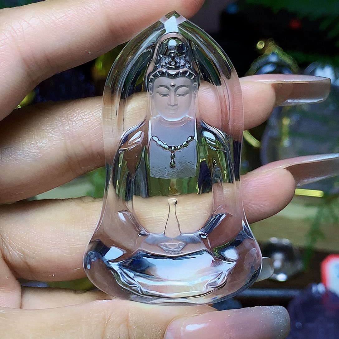 峰***客水晶未镶嵌颈饰天然