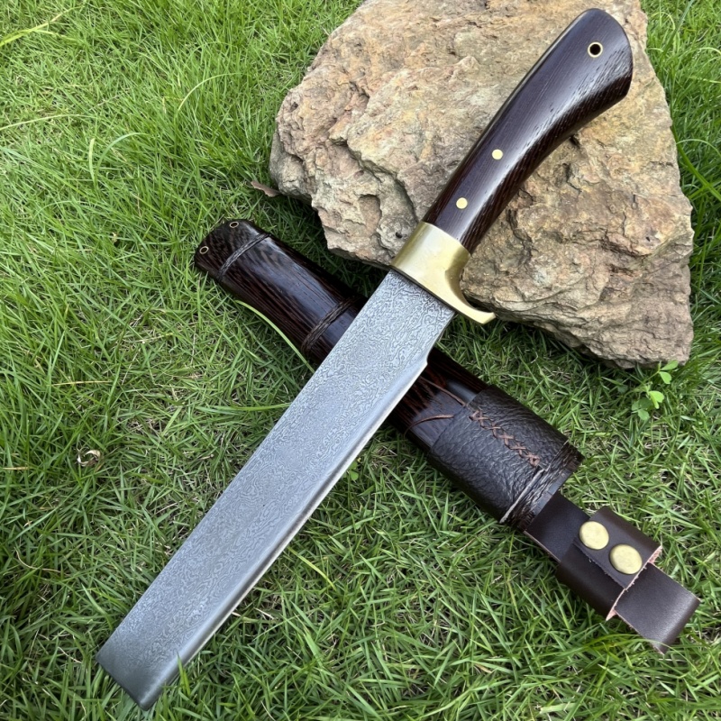 【银龙】花纹钢手工锻打多功能柴刀