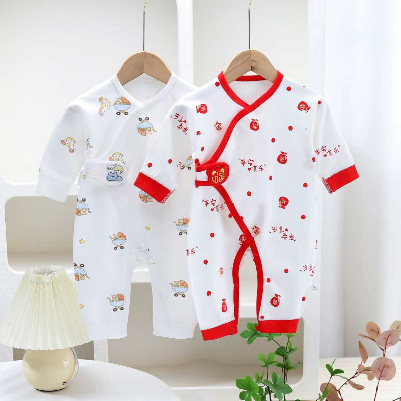 春夏和尚服长袖连身衣蝴蝶衣春秋A类哈衣