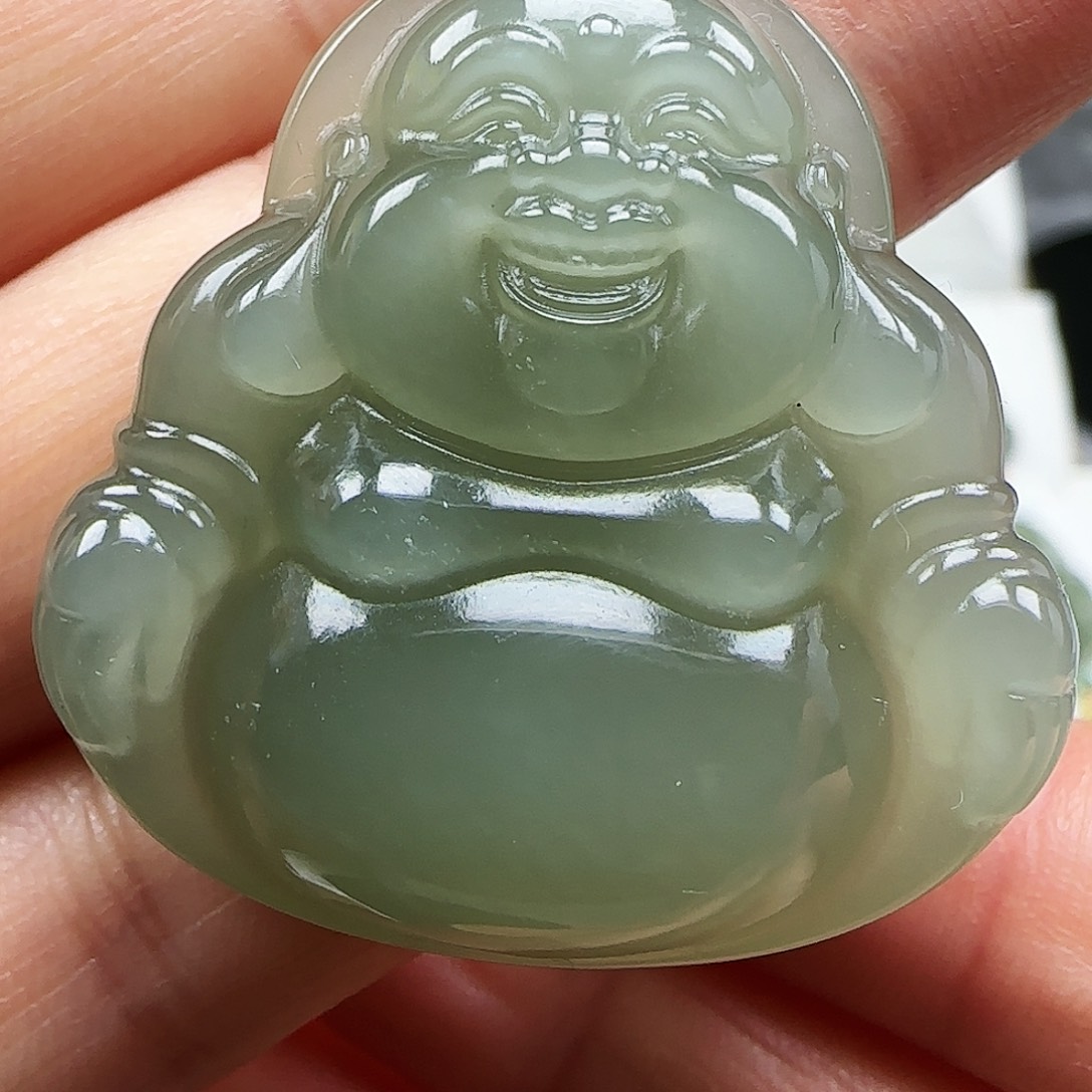 和田玉未镶嵌吊坠(赠链)