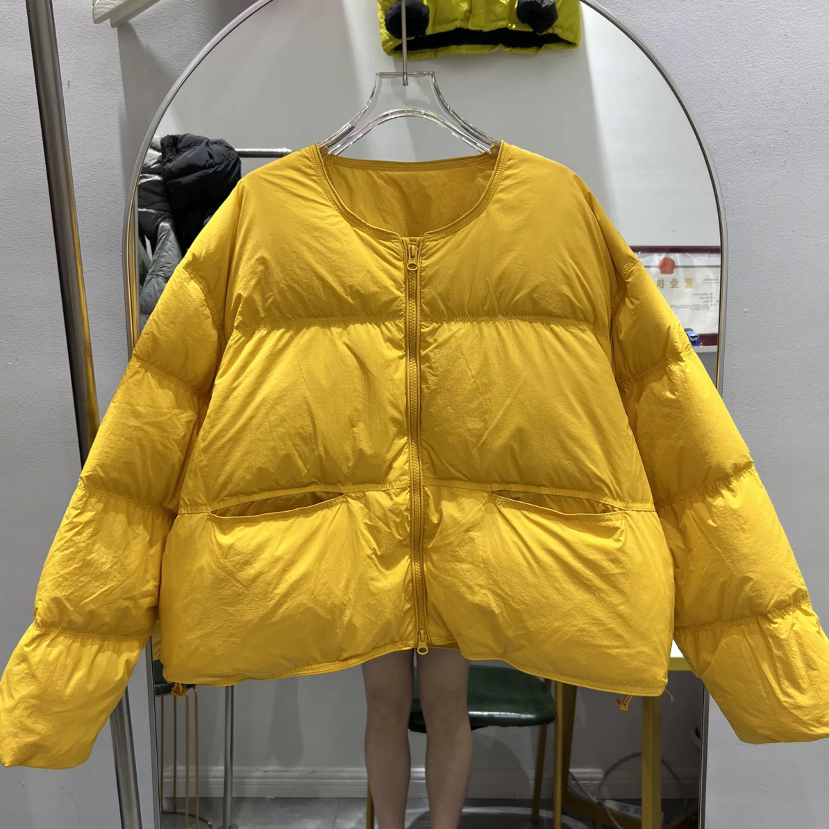 【酷族拉总】圆领厚款短款外套