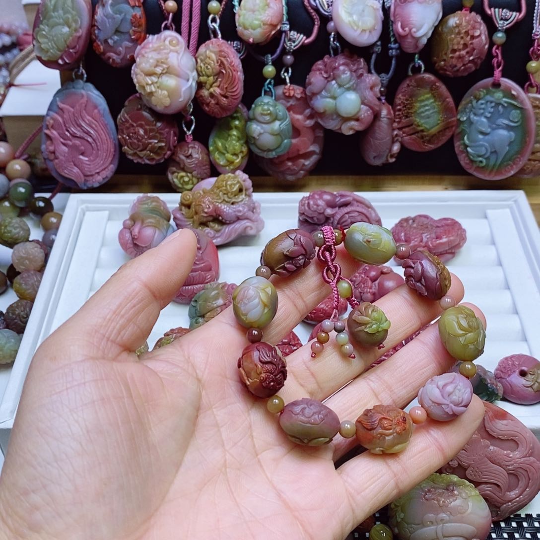 玛瑙/玉髓盐源玛瑙手链未镶嵌