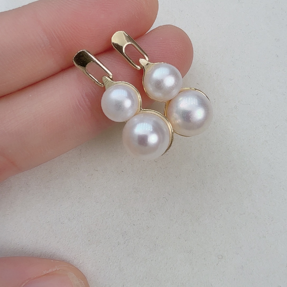 耳饰未镶嵌淡水珍珠