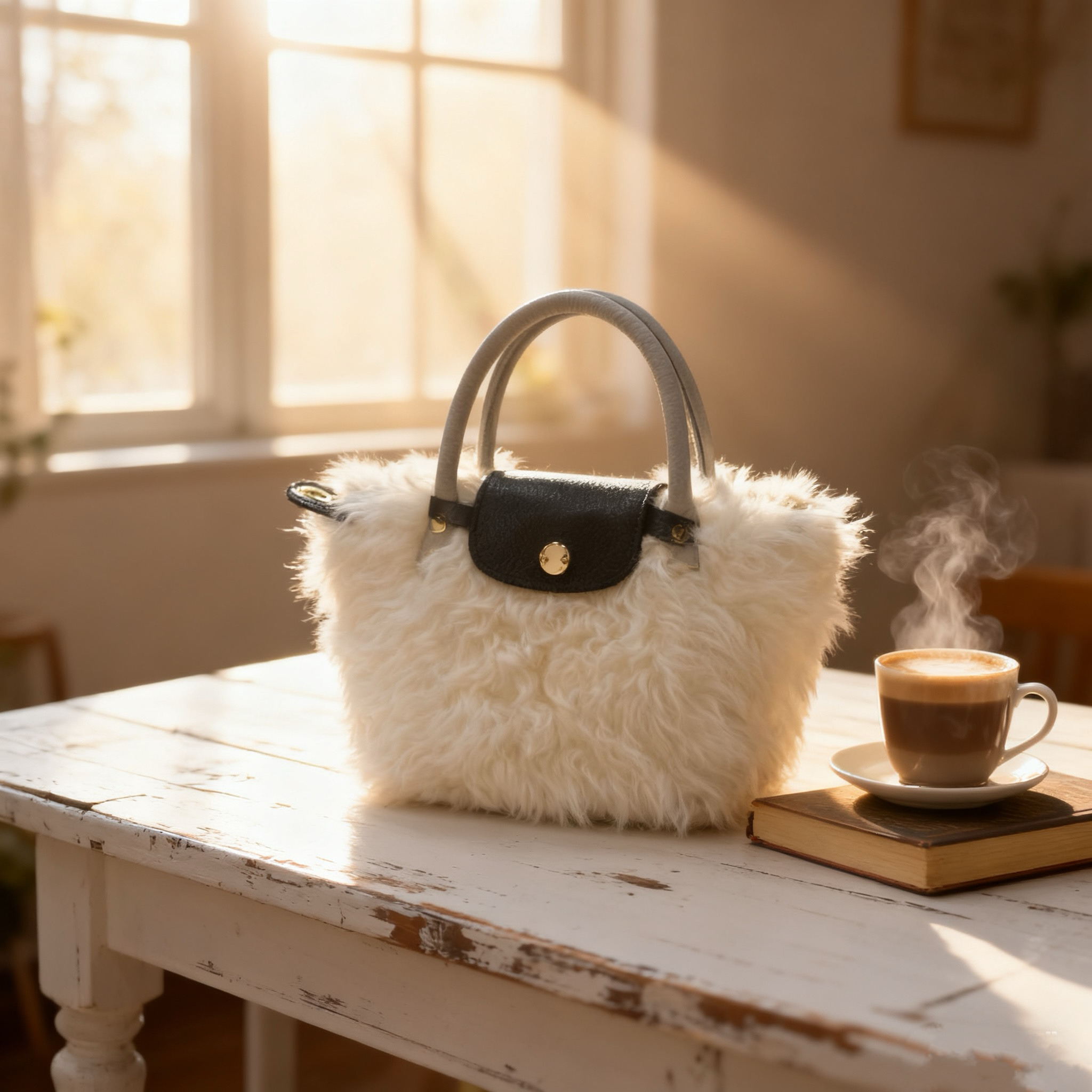 【明星同款龙骧包】真羊毛方包2025新款单肩斜挎包女高级感手提包