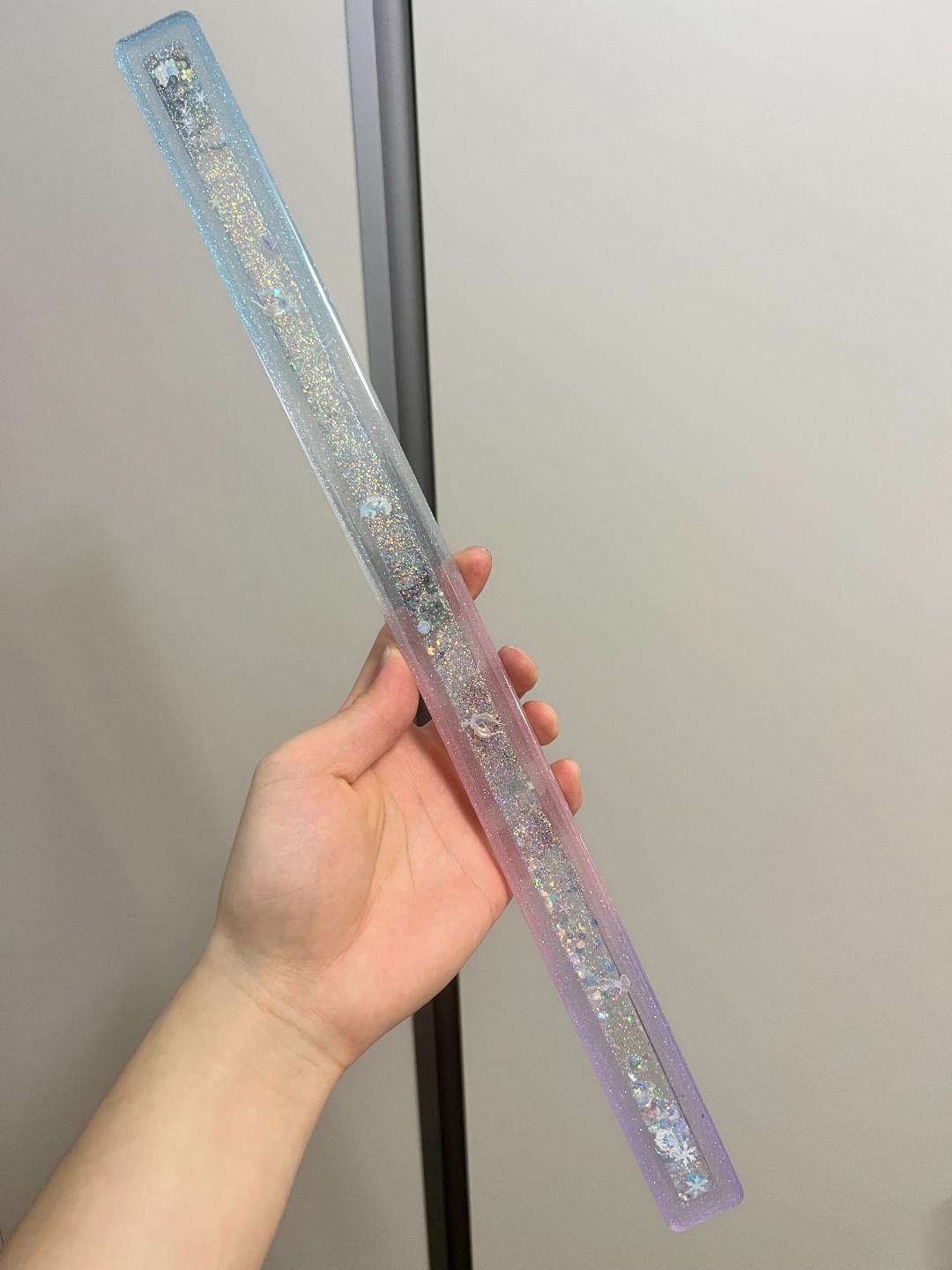 无品牌现货微瑕碧海蓝天手工定制流沙麻将牌尺