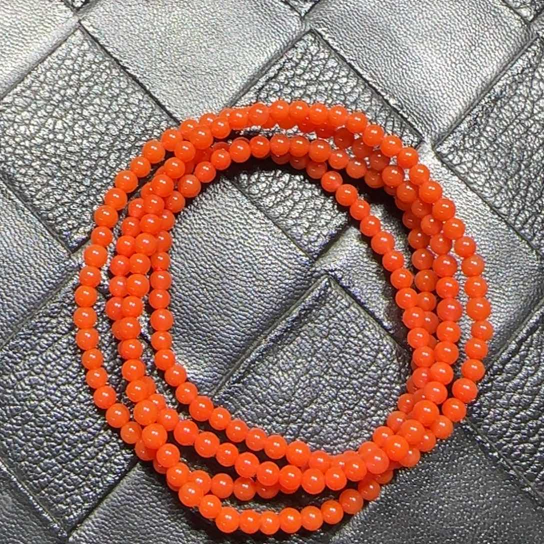 志***道南红玛瑙未镶嵌毛衣链