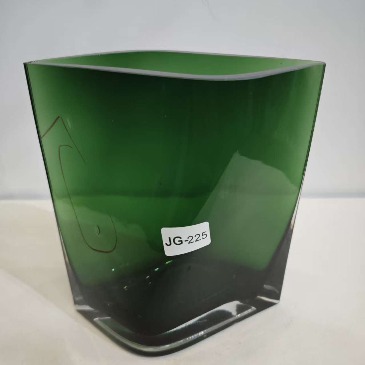 JG-225简约现代琉璃花瓶客厅餐桌插花艺术摆件