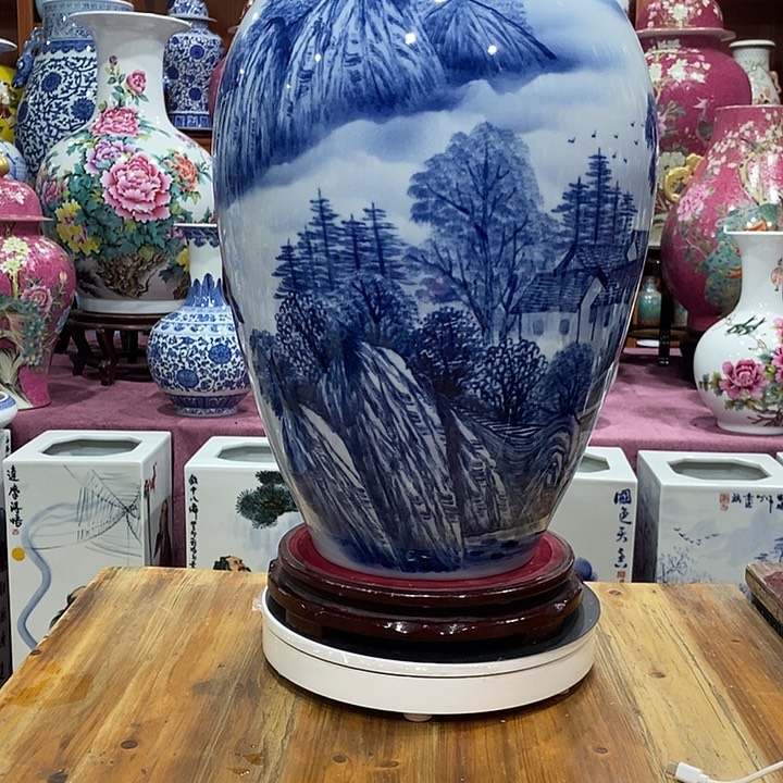 景德镇陶瓷花瓶摆件给****糖