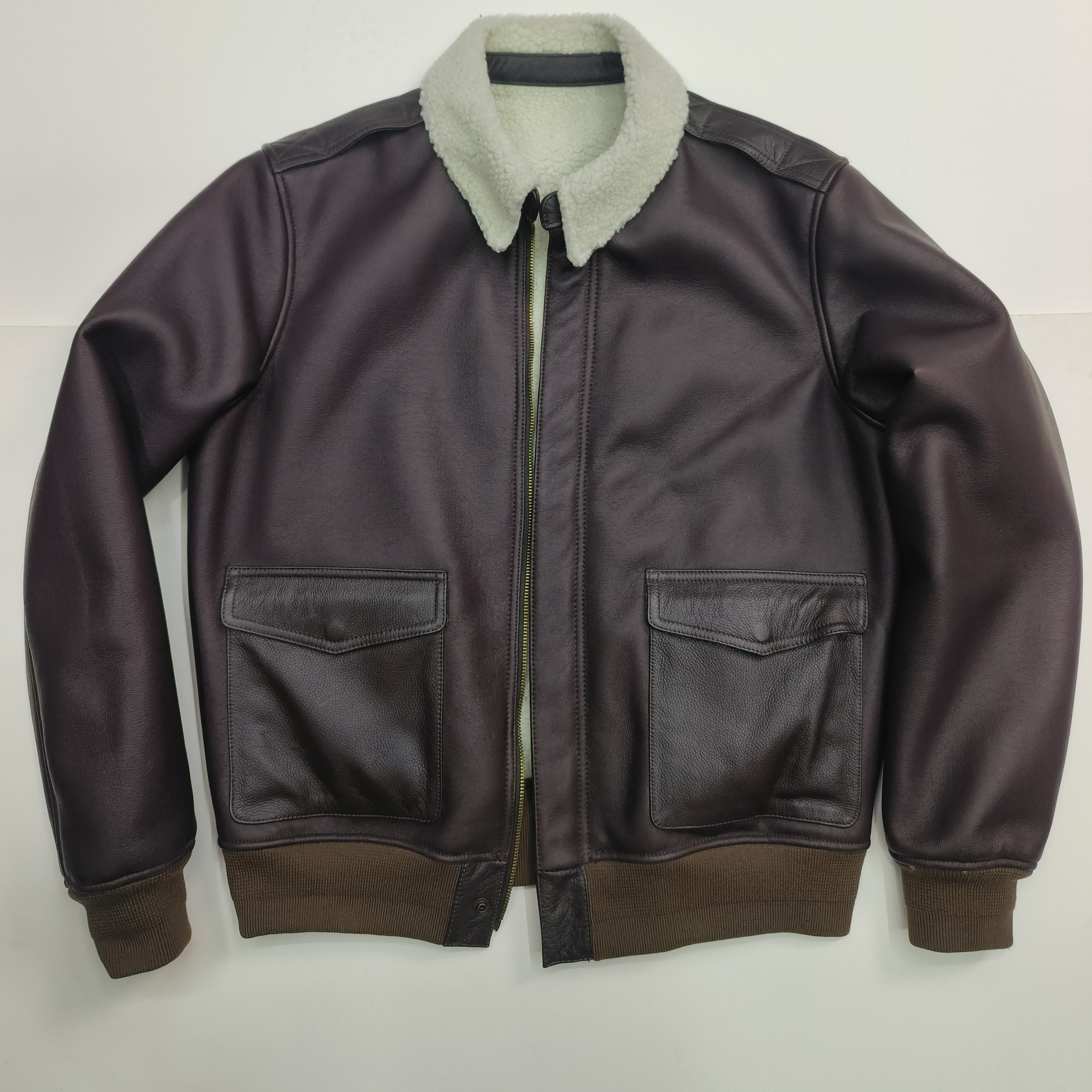 麂皮绒（人造毛一体）男士洽克版保暖外套