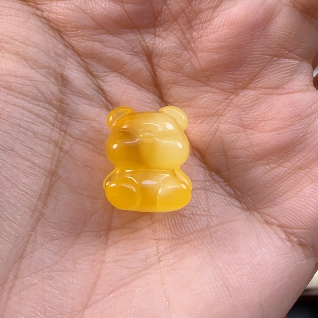 琥珀未镶嵌珠宝奇石小*灵