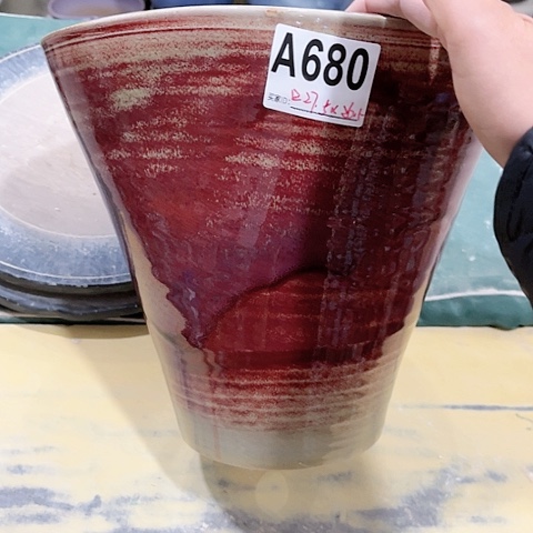 红陶景德镇陶瓷花盆手工