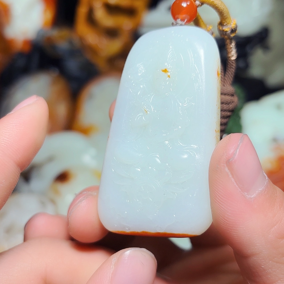 和田玉把件未镶嵌唐**得